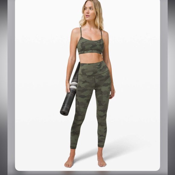 lululemon athletica Pants - Lululemon Align Pant 28" Heritage 365 Camo Green Twill Multi Sz 8